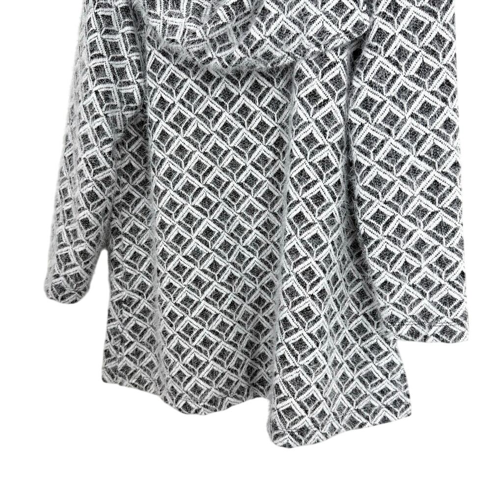 Ali Miles Sz Medium Soft Fuzzy Wearable Art Christmas Winter Blouse Shirt Top - Picture 6 of 8
